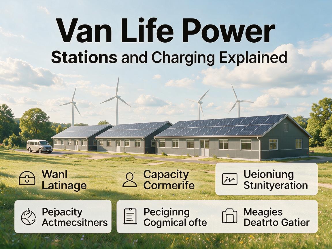 Van Life Power Stations: Capacity and Charging Explained
