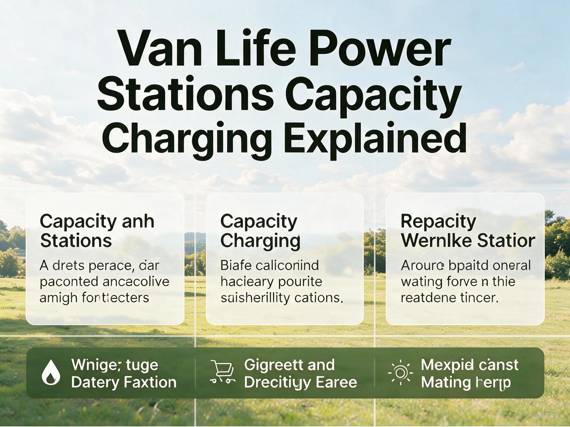 Van Life Power Stations: Capacity and Charging Explained