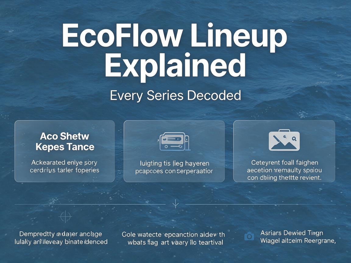 EcoFlow Lineup Explained: Every Series Decoded