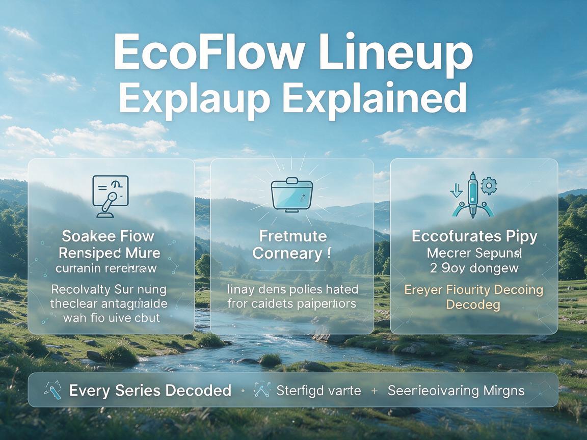 EcoFlow Lineup Explained: Every Series Decoded