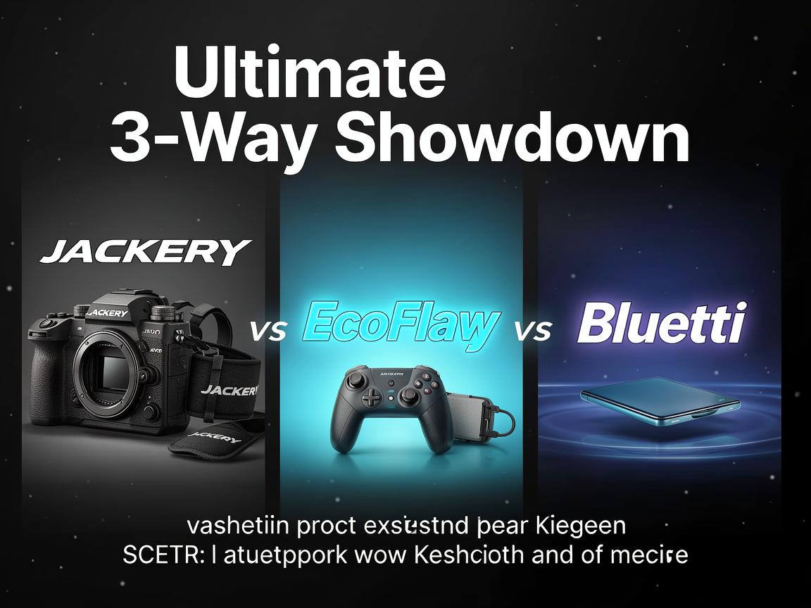 Jackery vs EcoFlow vs Bluetti: Ultimate 3-Way Showdown