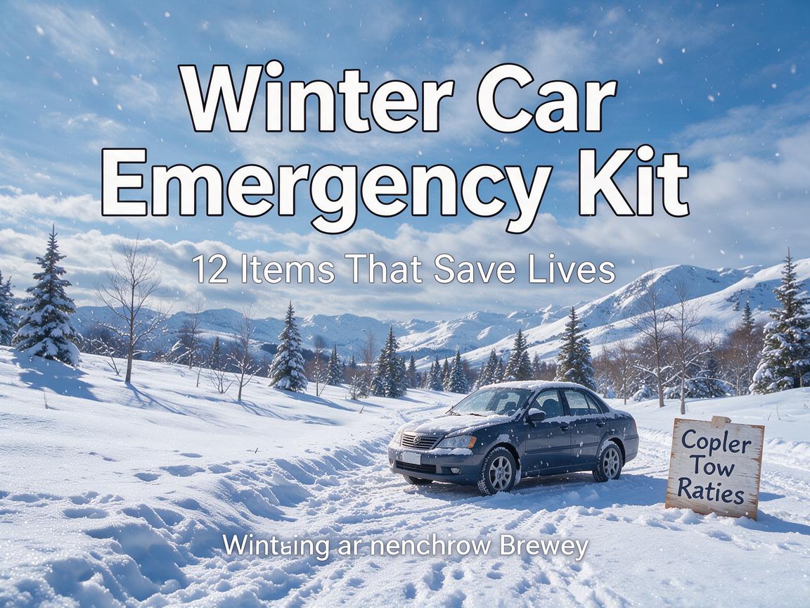 Winter Car Emergency Kit: 12 Items That Save Lives