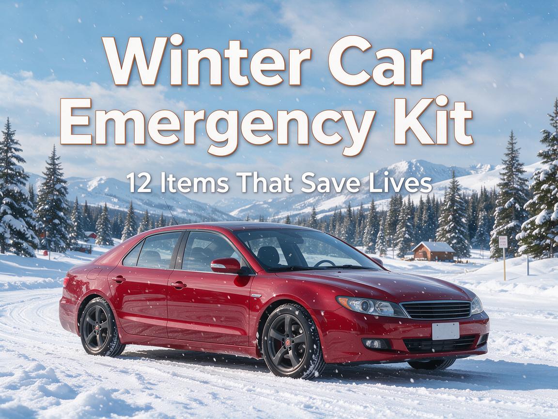 Winter Car Emergency Kit: 12 Items That Save Lives