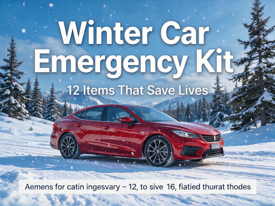 Winter Car Emergency Kit: 12 Items That Save Lives