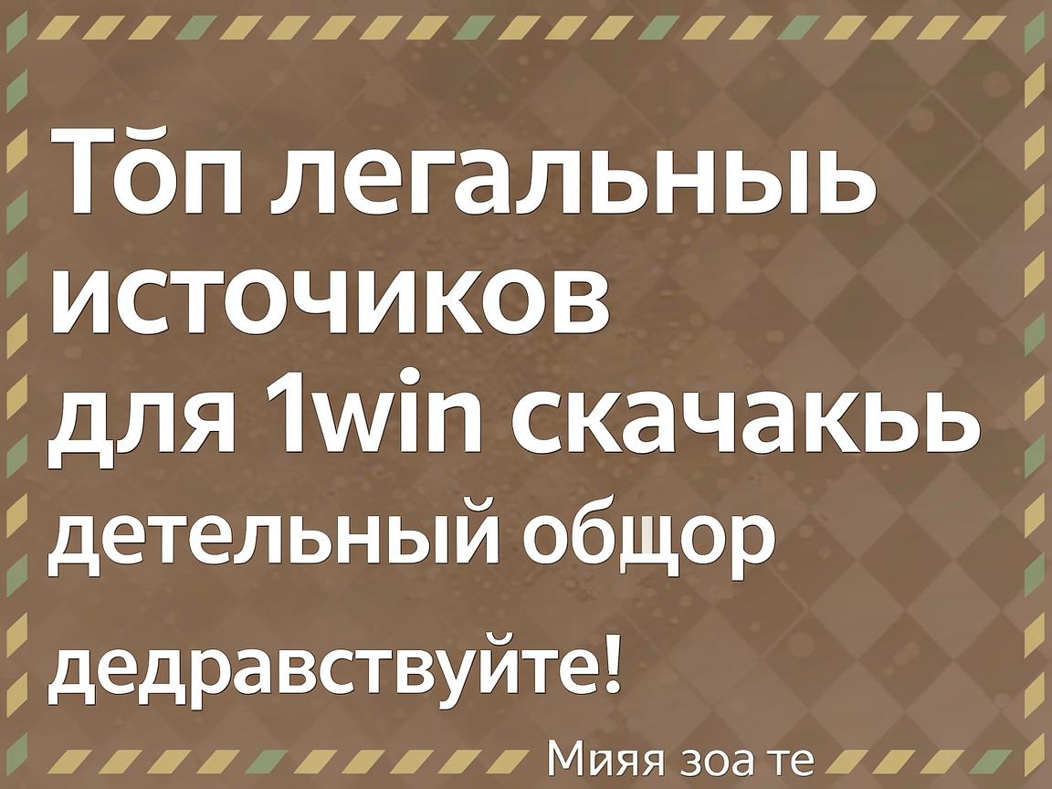 Топ легальных источников для 1win скачать: детальный обзор