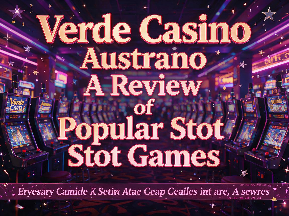 Verde Casino Australia: A Review of Popular Slot Games