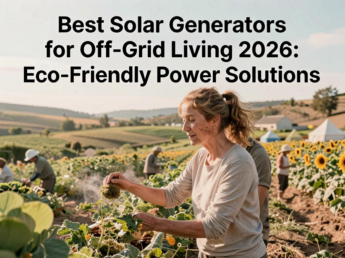 Best Solar Generators for Off-Grid Living 2026: Eco-Friendly Power Solutions