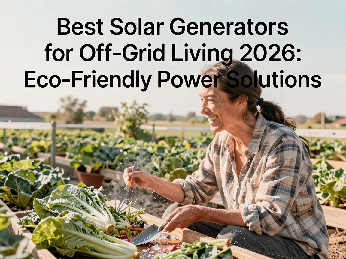 Best Solar Generators for Off-Grid Living 2026: Eco-Friendly Power Solutions