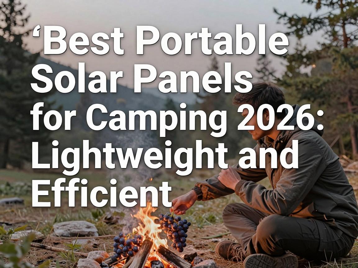 Best Portable Solar Panels for Camping 2026: Lightweight and Efficient