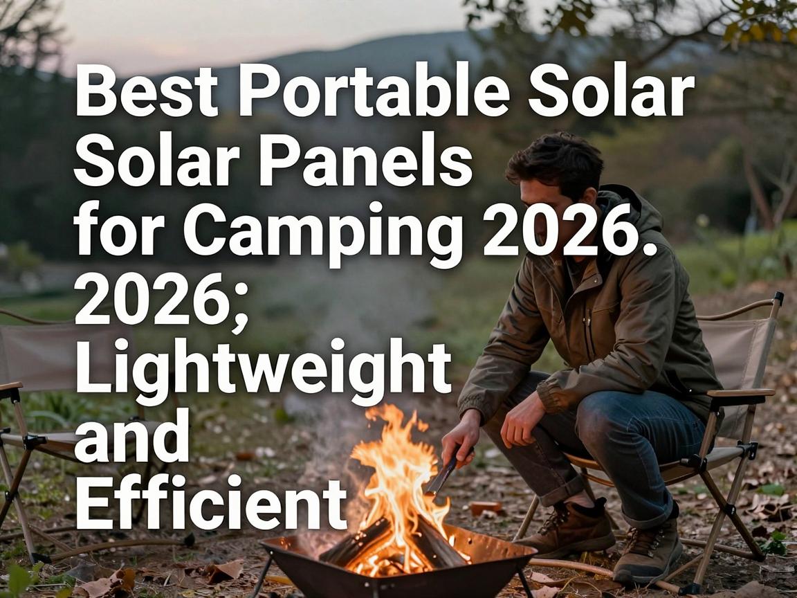 Best Portable Solar Panels for Camping 2026: Lightweight and Efficient