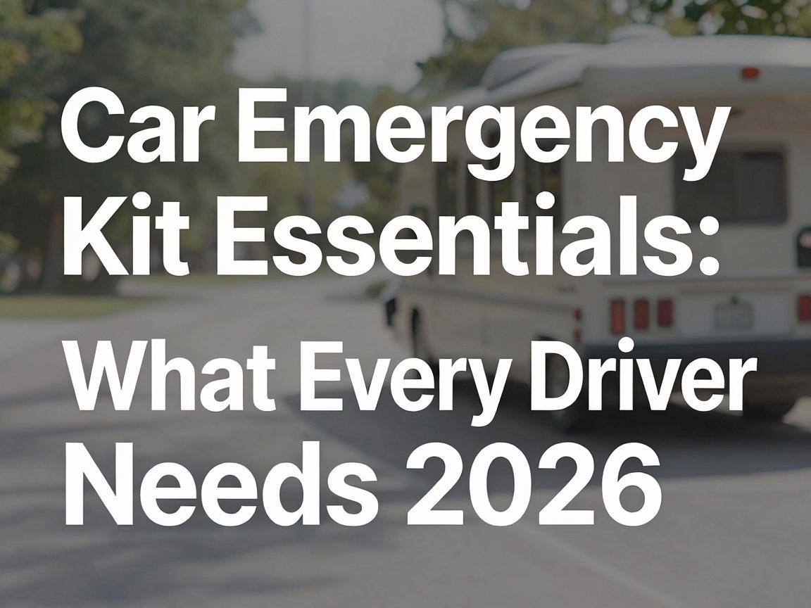 Car Emergency Kit Essentials: What Every Driver Needs 2026