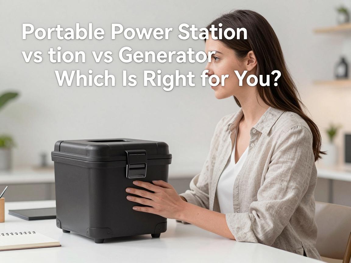 Portable Power Station vs Generator: Which Is Right for You?