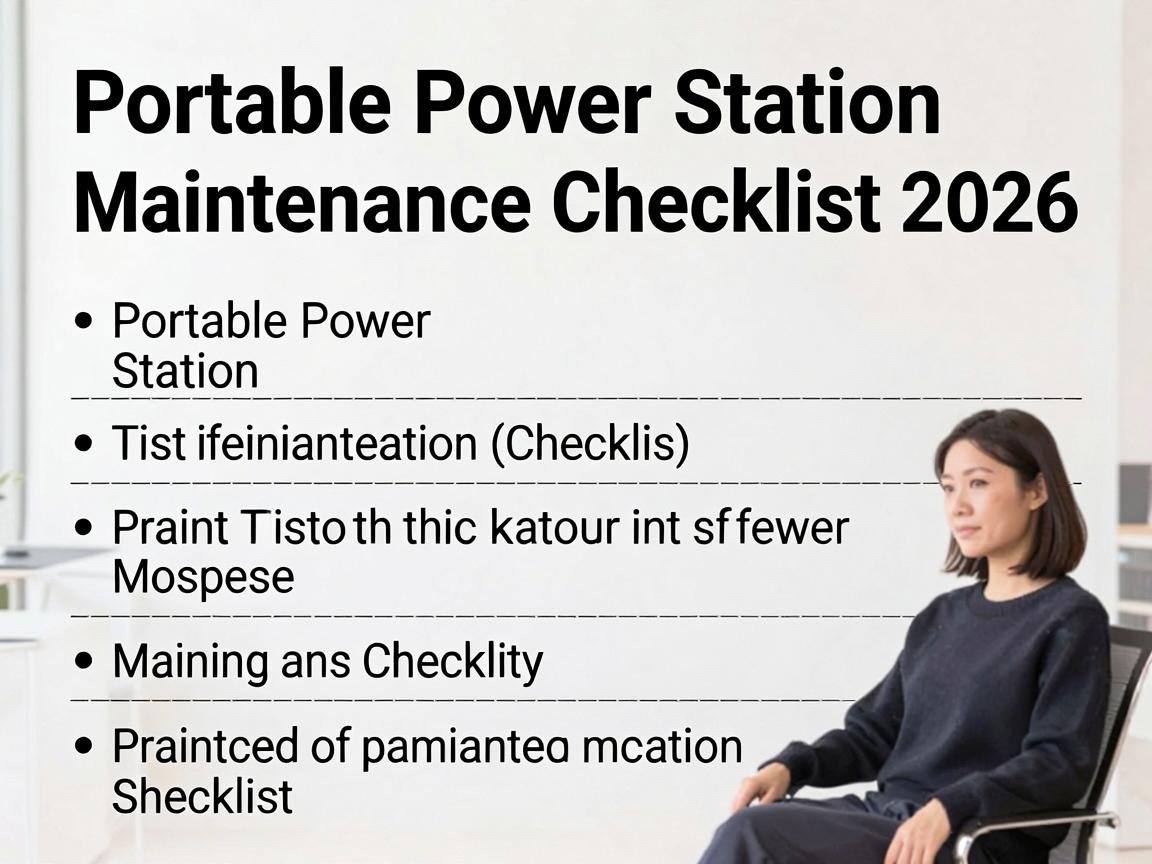 Portable Power Station Maintenance Checklist 2026