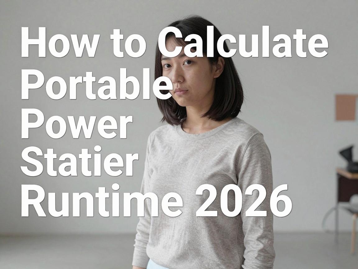How to Calculate Portable Power Station Runtime 2026