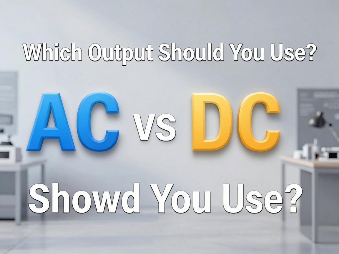 AC vs DC Power: Which Output Should You Use?