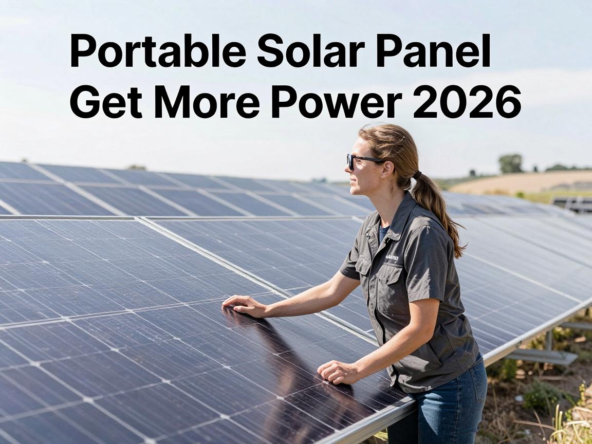 Portable Solar Panel Angle Guide: Get More Power 2026