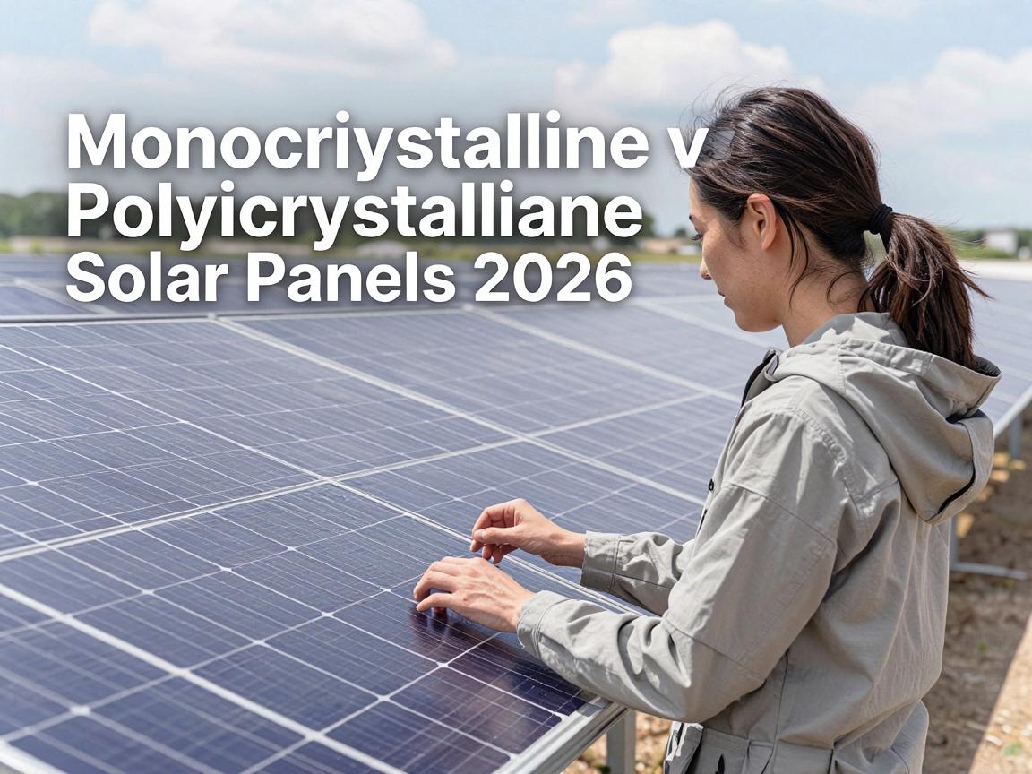 Monocrystalline vs Polycrystalline Solar Panels 2026