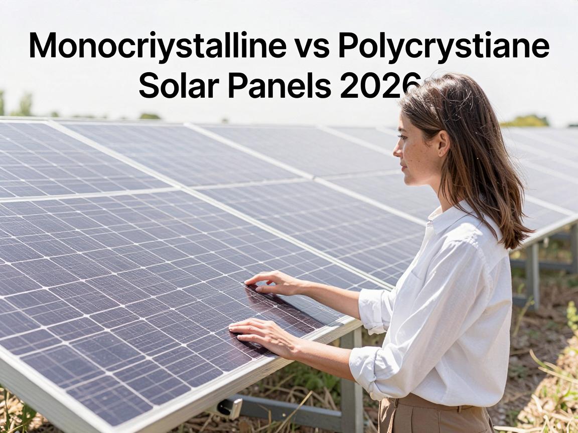Monocrystalline vs Polycrystalline Solar Panels 2026