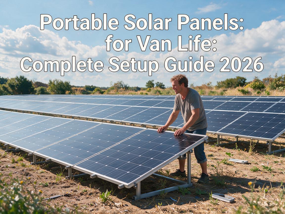 Portable Solar Panels for Van Life: Complete Setup Guide 2026