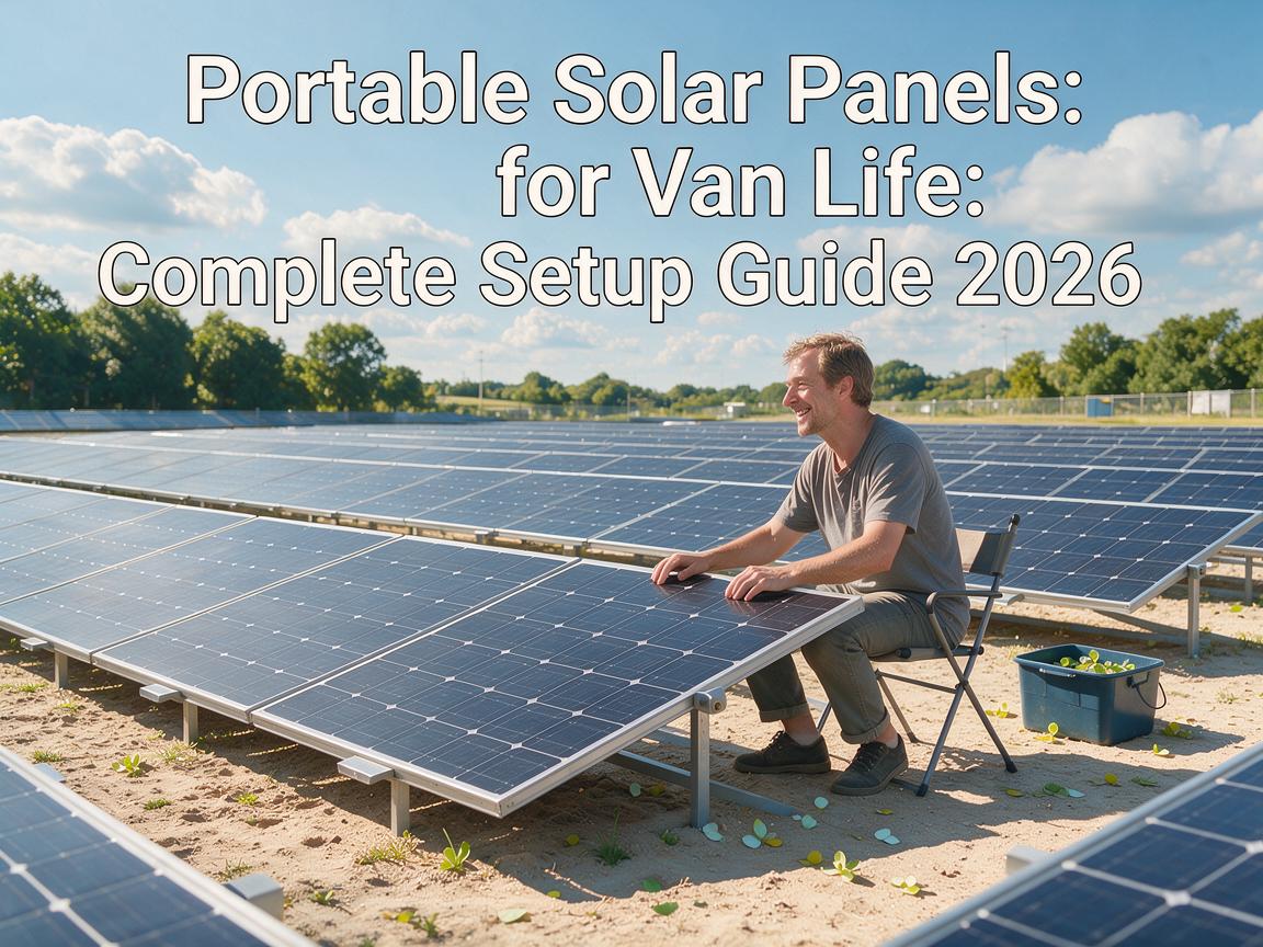 Portable Solar Panels for Van Life: Complete Setup Guide 2026