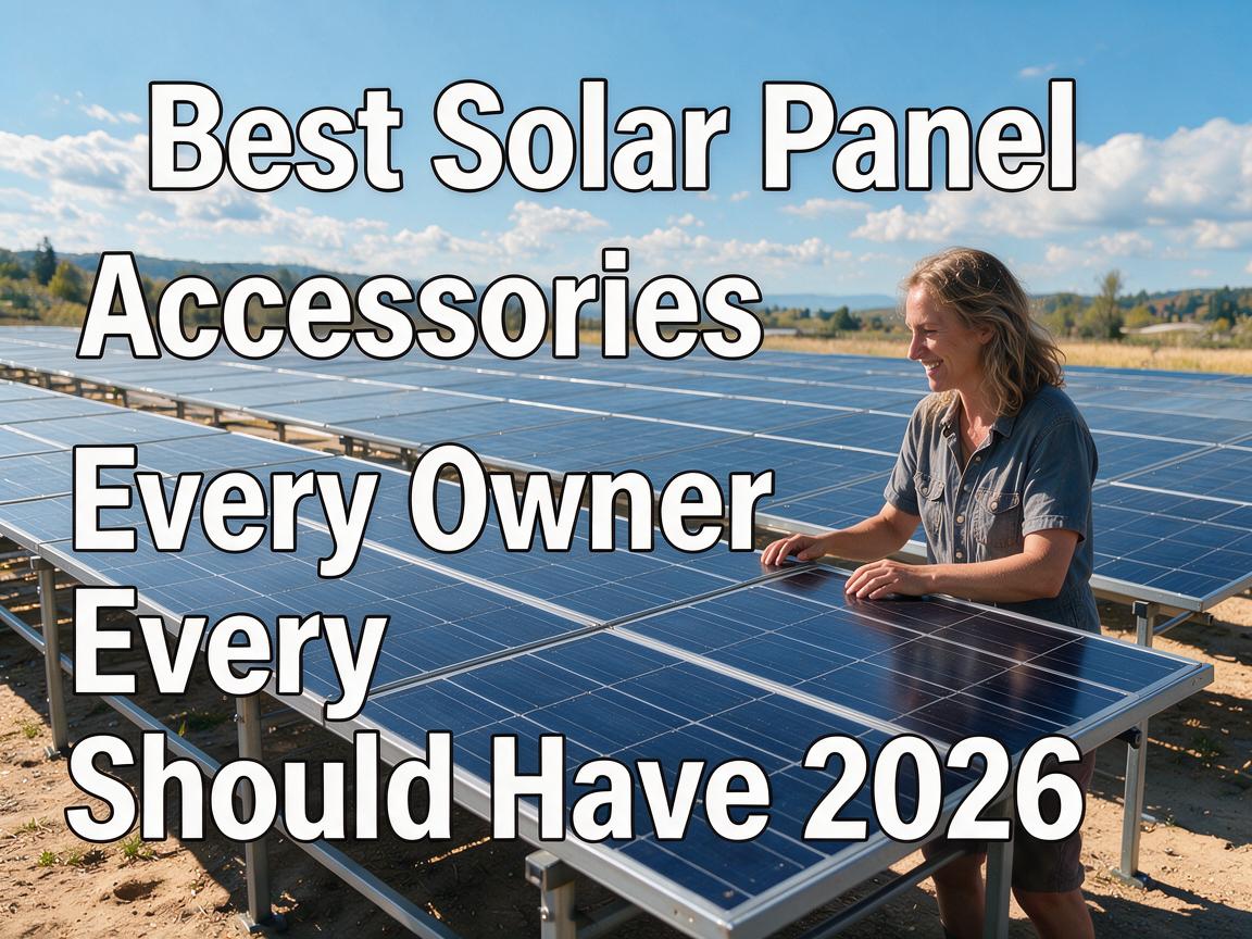 Best Solar Panel Accessories Every Owner Should Have 2026
