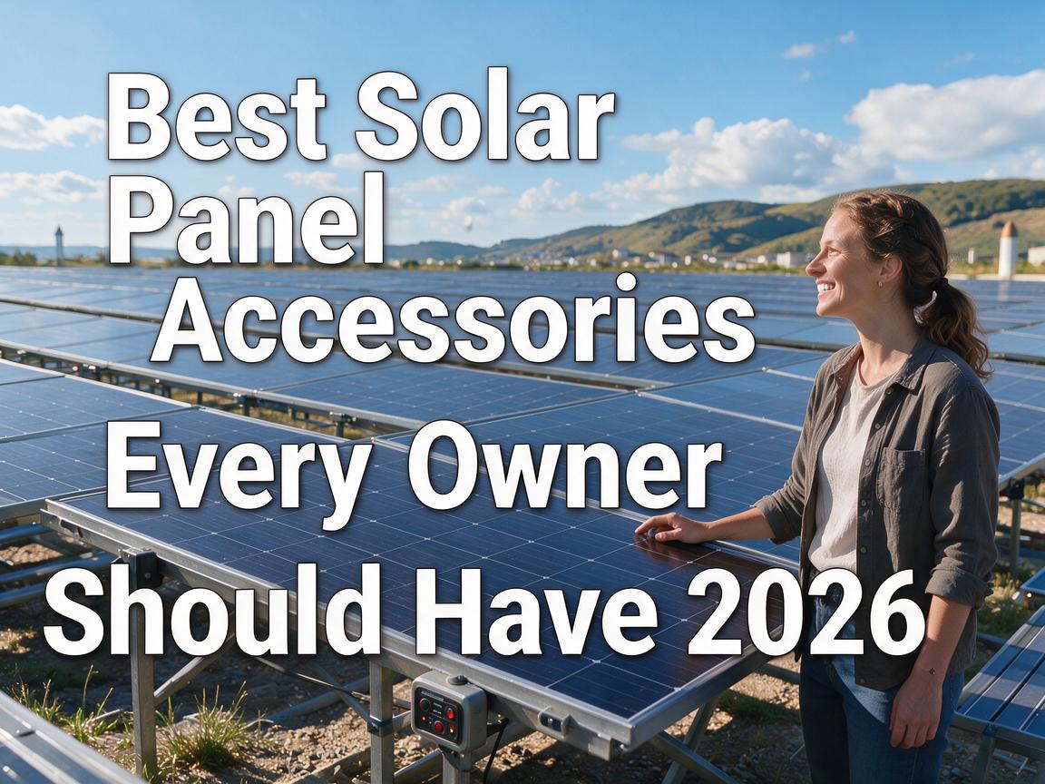 Best Solar Panel Accessories Every Owner Should Have 2026