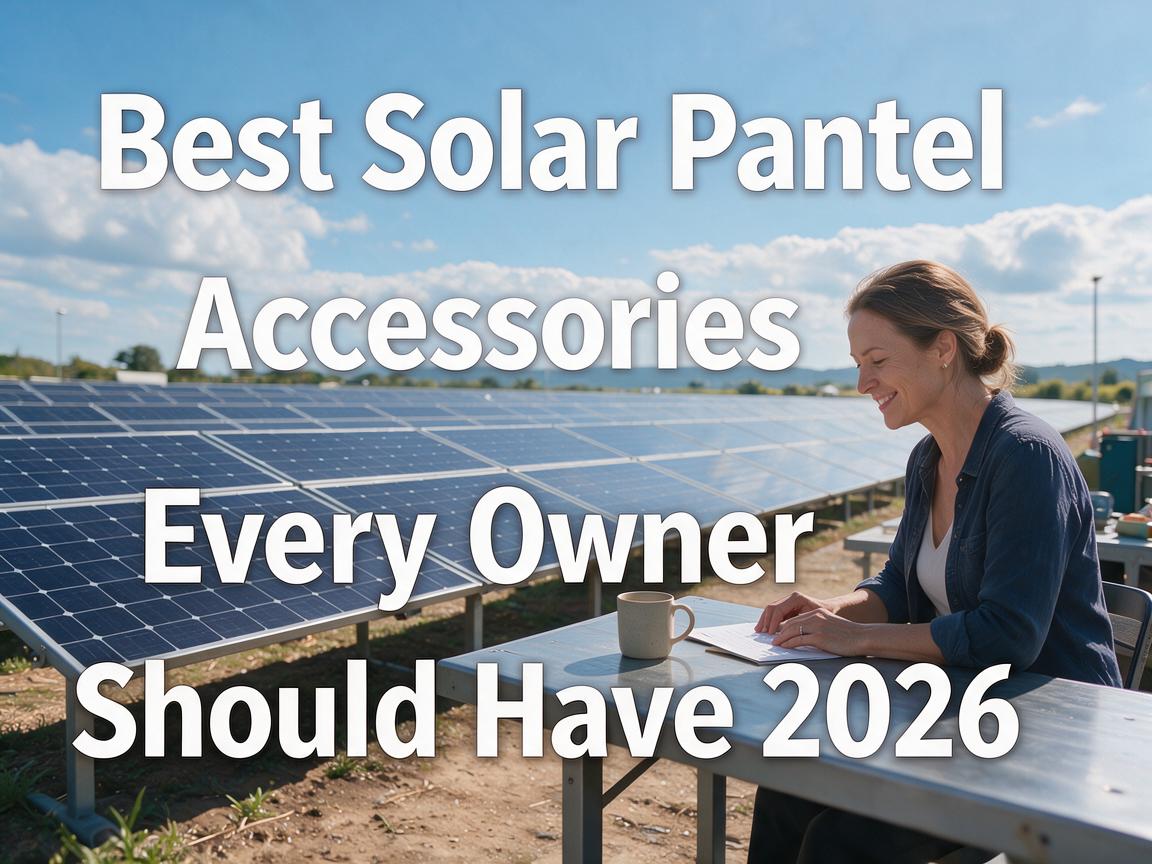Best Solar Panel Accessories Every Owner Should Have 2026