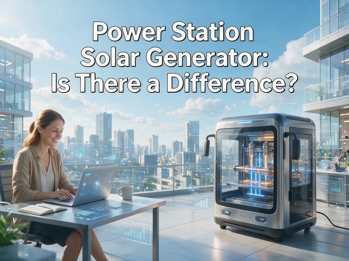 Power Station vs Solar Generator: Is There a Difference?