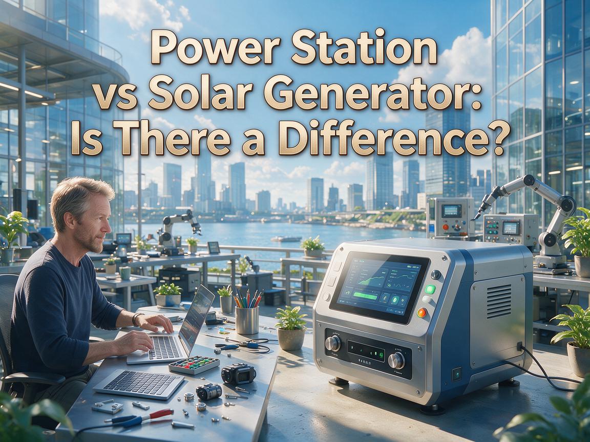 Power Station vs Solar Generator: Is There a Difference?