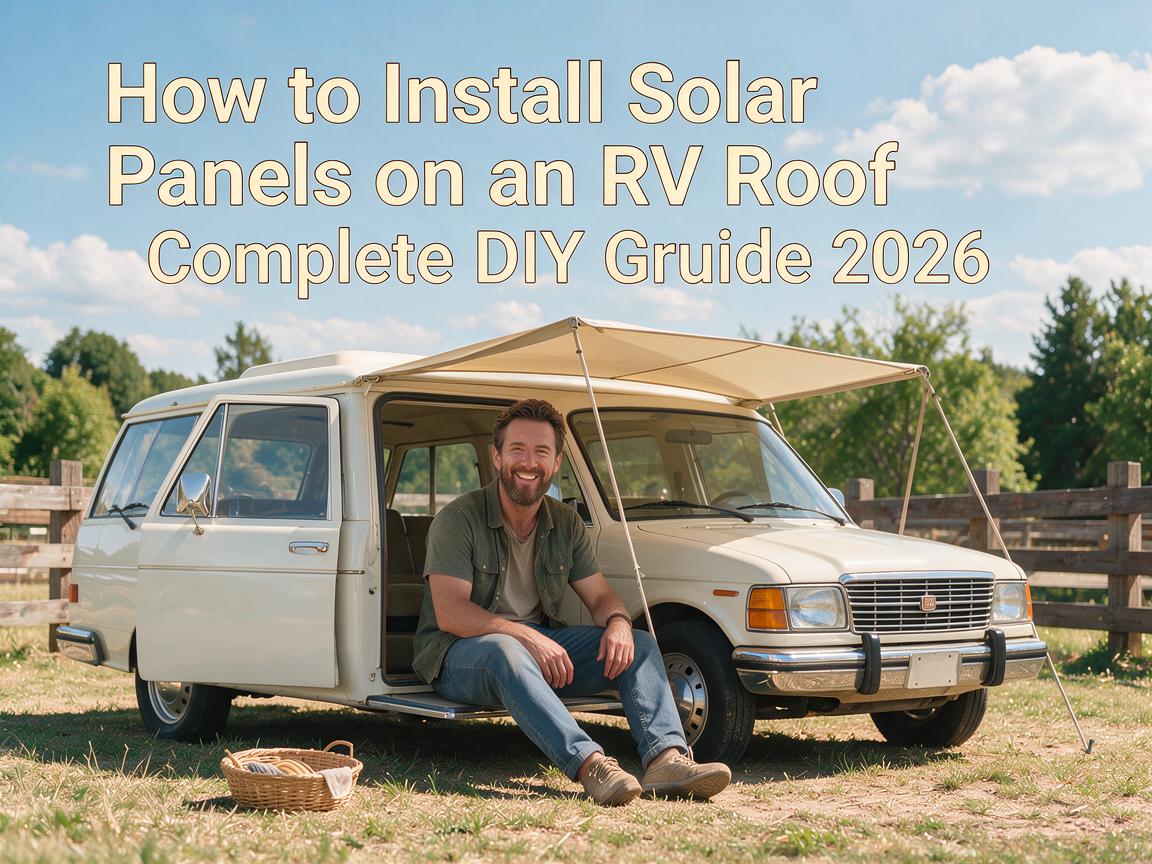 How to Install Solar Panels on an RV Roof: Complete DIY Guide 2026