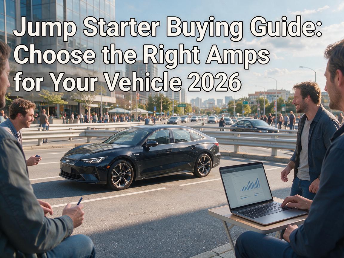 Jump Starter Buying Guide: Choose the Right Amps for Your Vehicle 2026