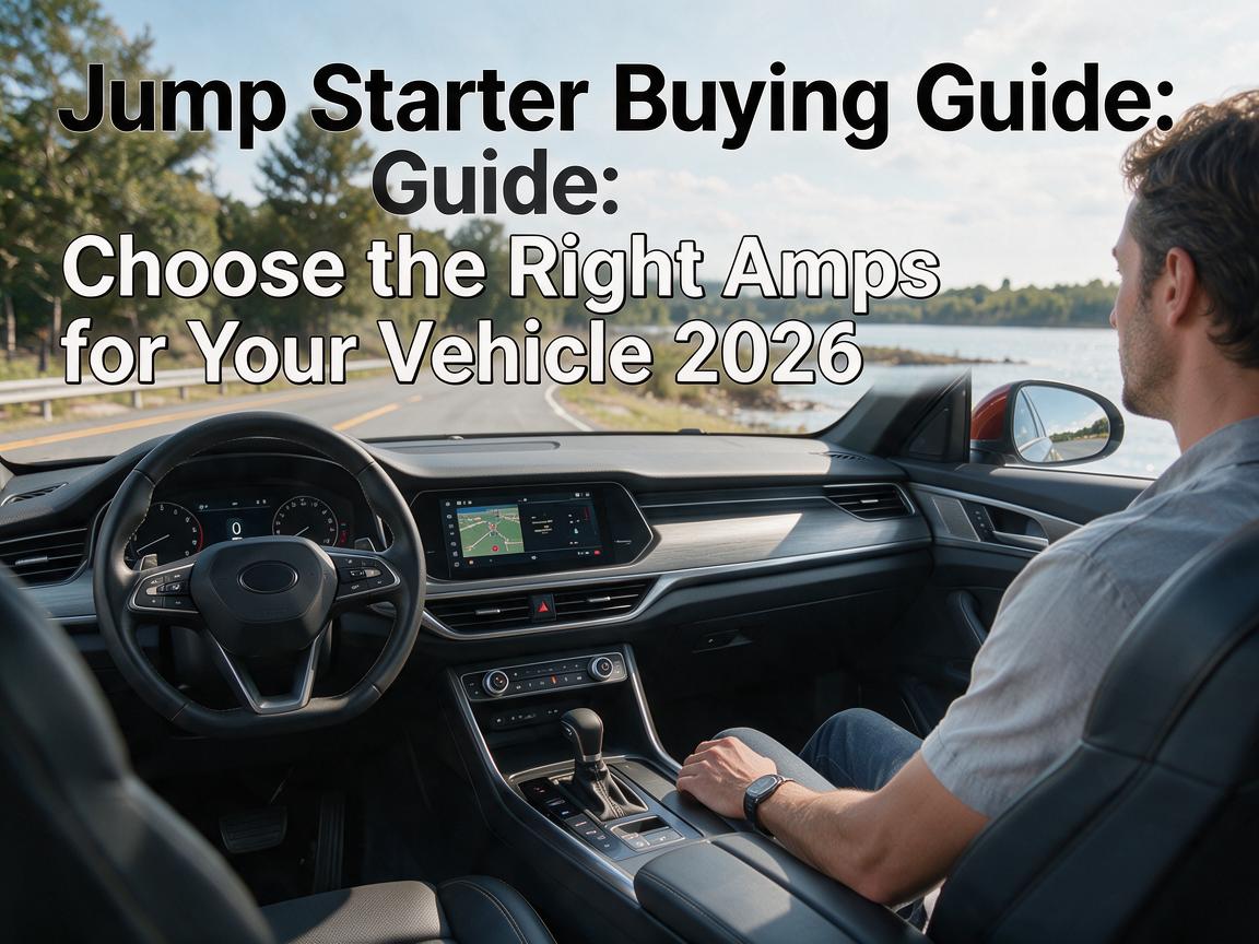 Jump Starter Buying Guide: Choose the Right Amps for Your Vehicle 2026