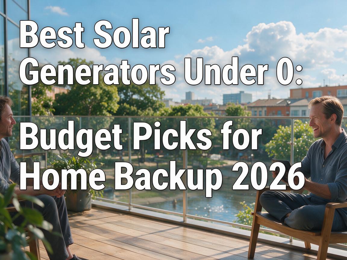 Best Solar Generators Under $500: Budget Picks for Home Backup 2026