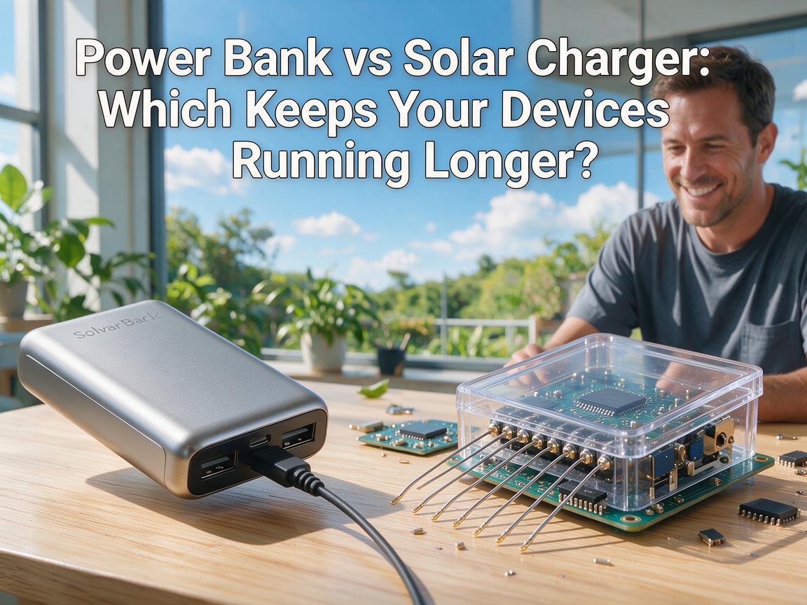 Power Bank vs Solar Charger: Which Keeps Your Devices Running Longer?