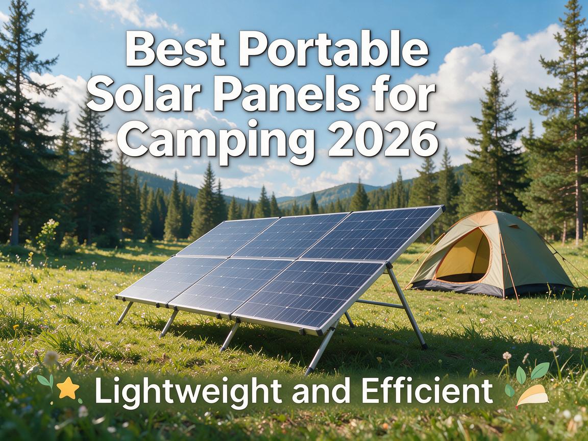 Best Portable Solar Panels for Camping 2026: Lightweight and Efficient