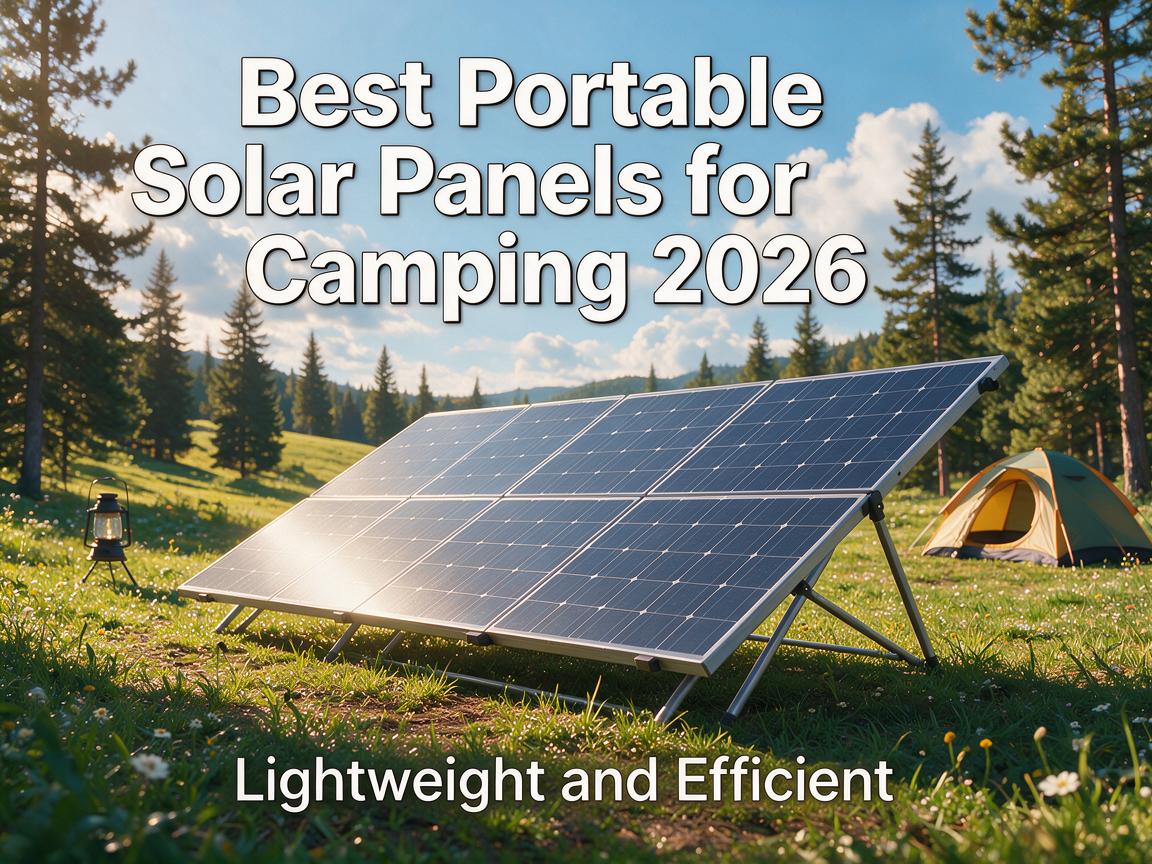 Best Portable Solar Panels for Camping 2026: Lightweight and Efficient