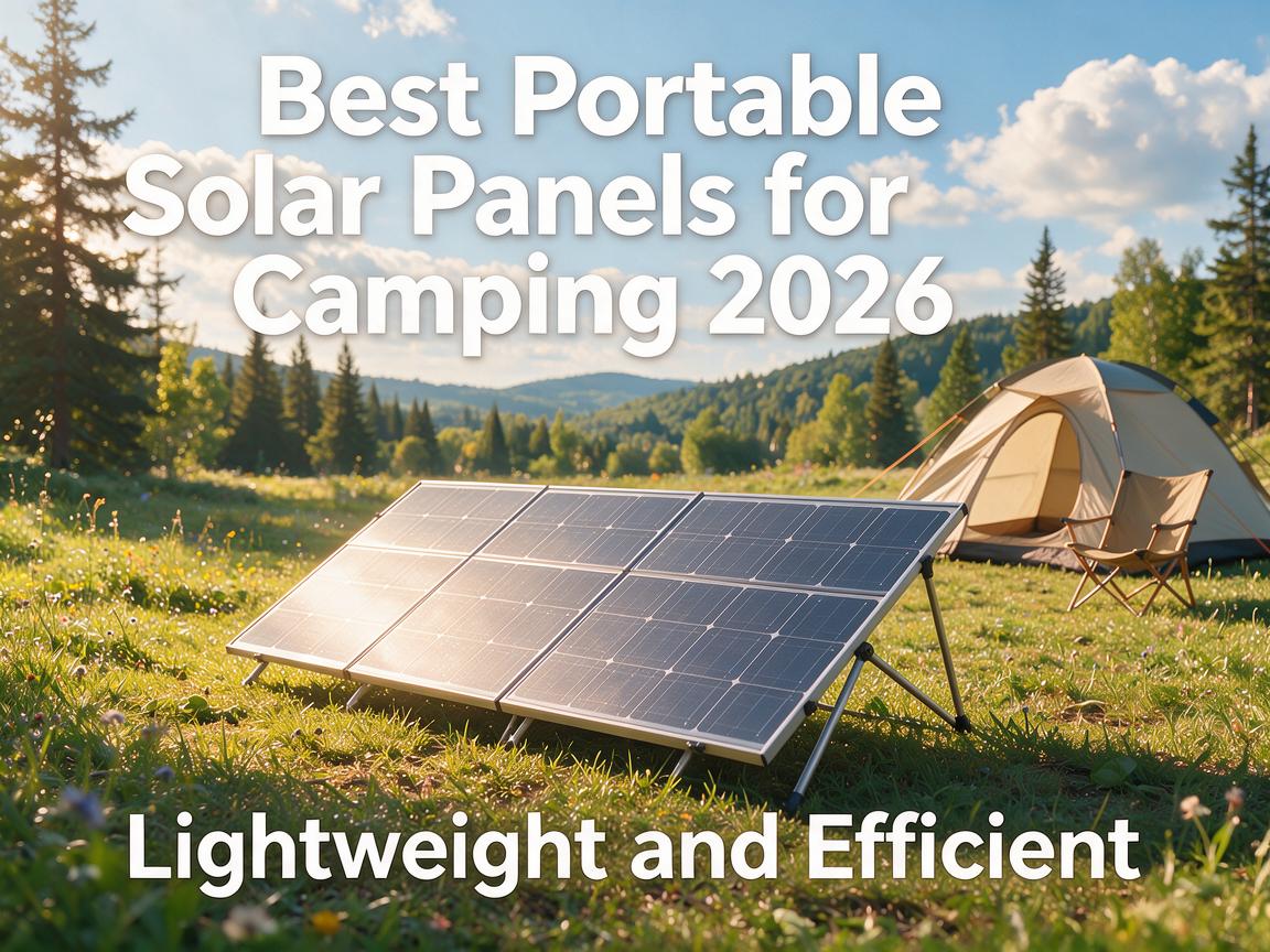 Best Portable Solar Panels for Camping 2026: Lightweight and Efficient