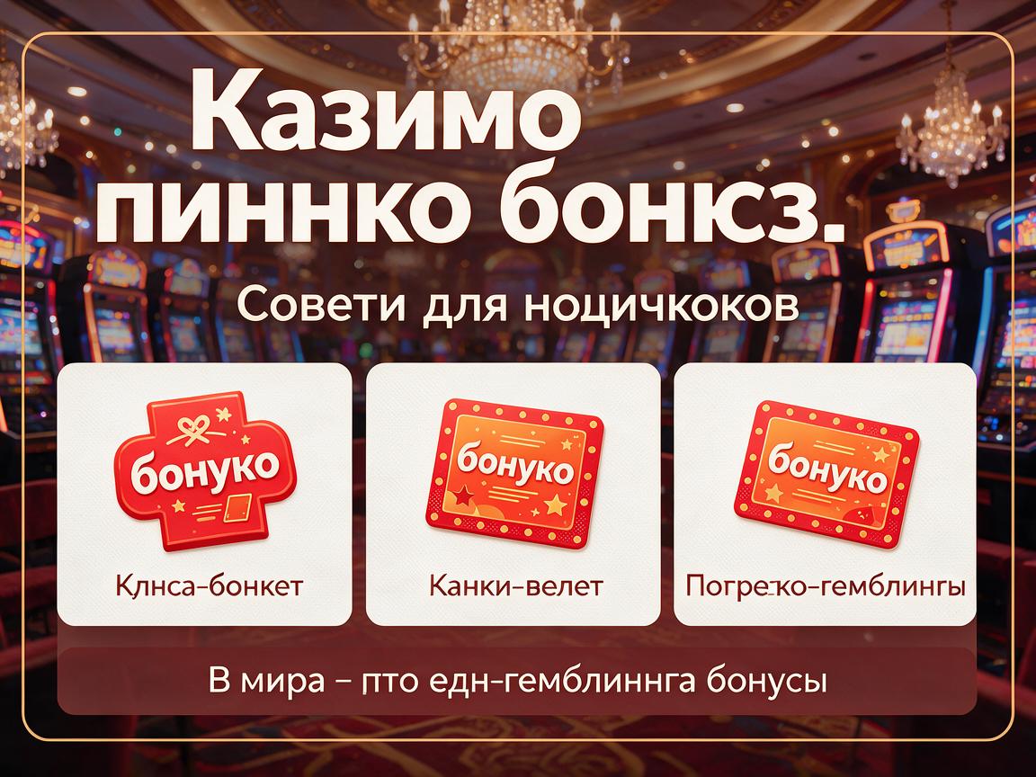 Казино пинко бонус: советы для новичков