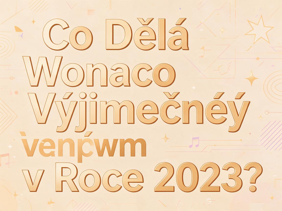 Co Dělá Wonaco Výjimečným v Roce 2023?