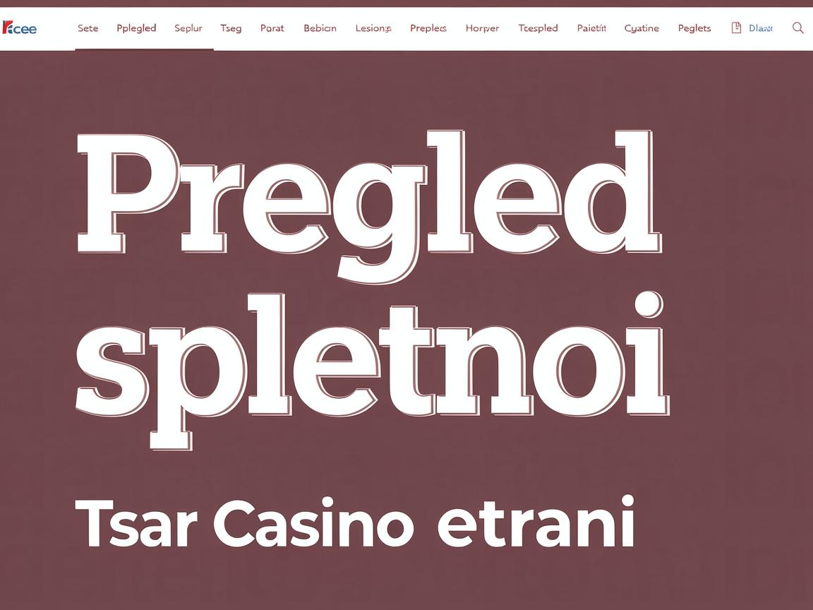 Art and Architecture Inspired by Russian Tsars: Pregled spletnega kazinoja Tsar Casino