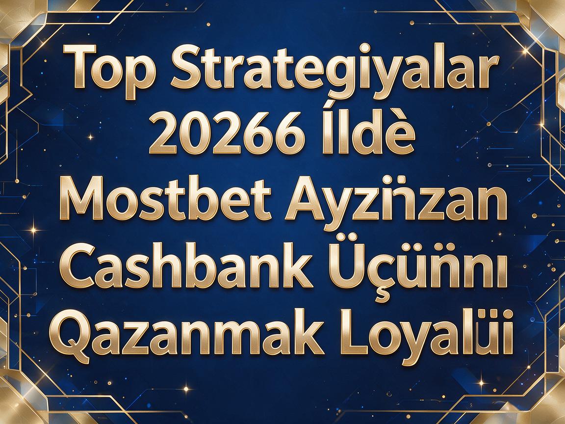 Top Strategiyalar 2026-cı İldə Mostbet Azərbaycan Cashback Qazanmaq Üçün Loyallıq Proqramı