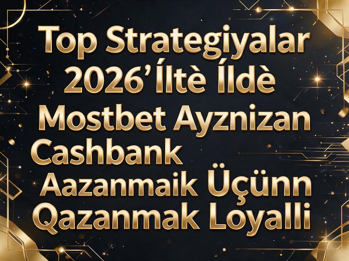 Top Strategiyalar 2026-cı İldə Mostbet Azərbaycan Cashback Qazanmaq Üçün Loyallıq Proqramı