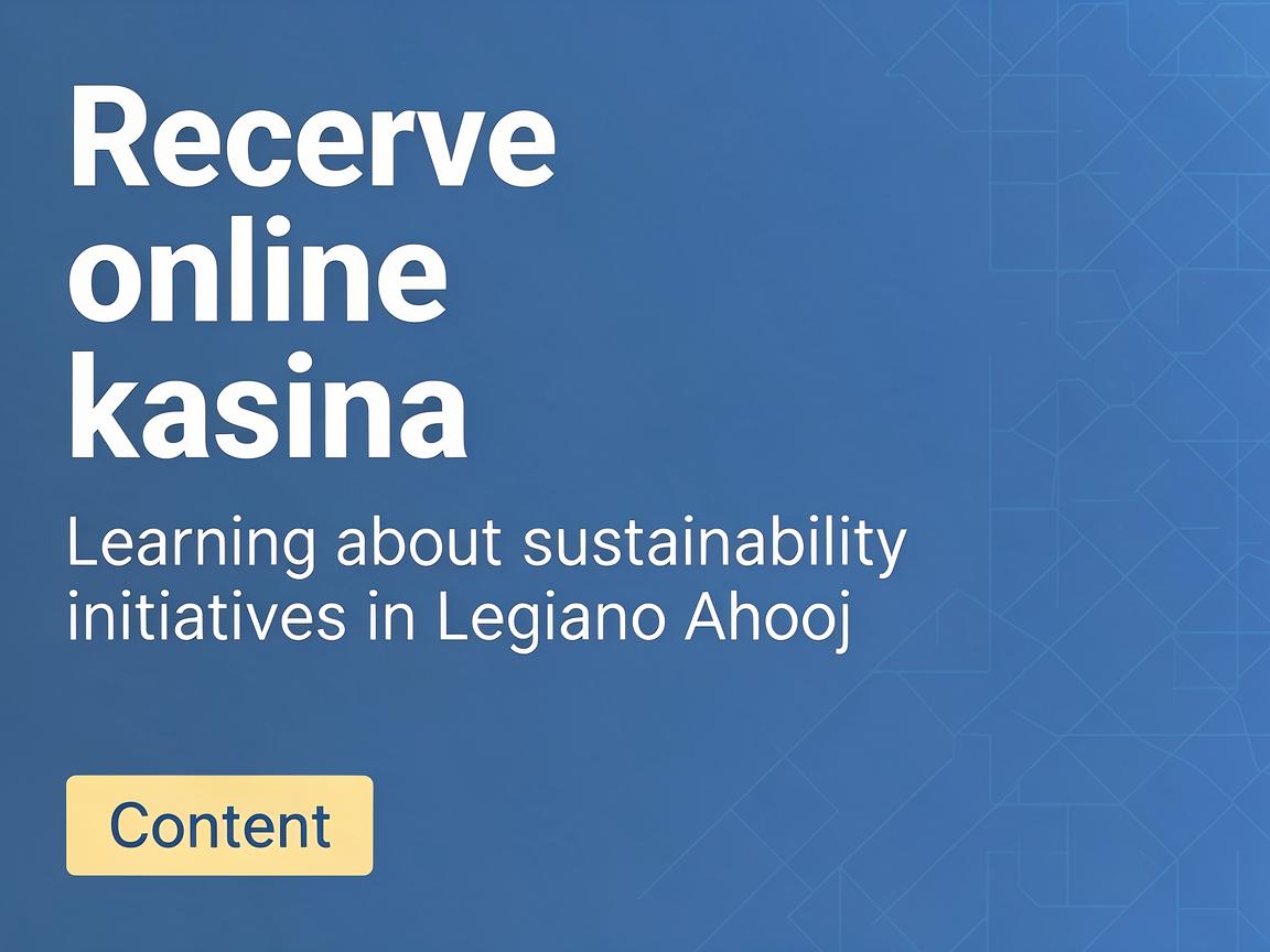 Learning about sustainability initiatives in Legiano