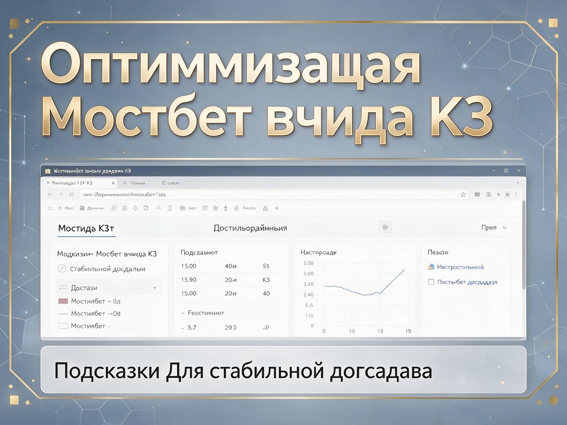 Оптимизация Мостбет входа КЗ: Подсказки для стабильного доступа