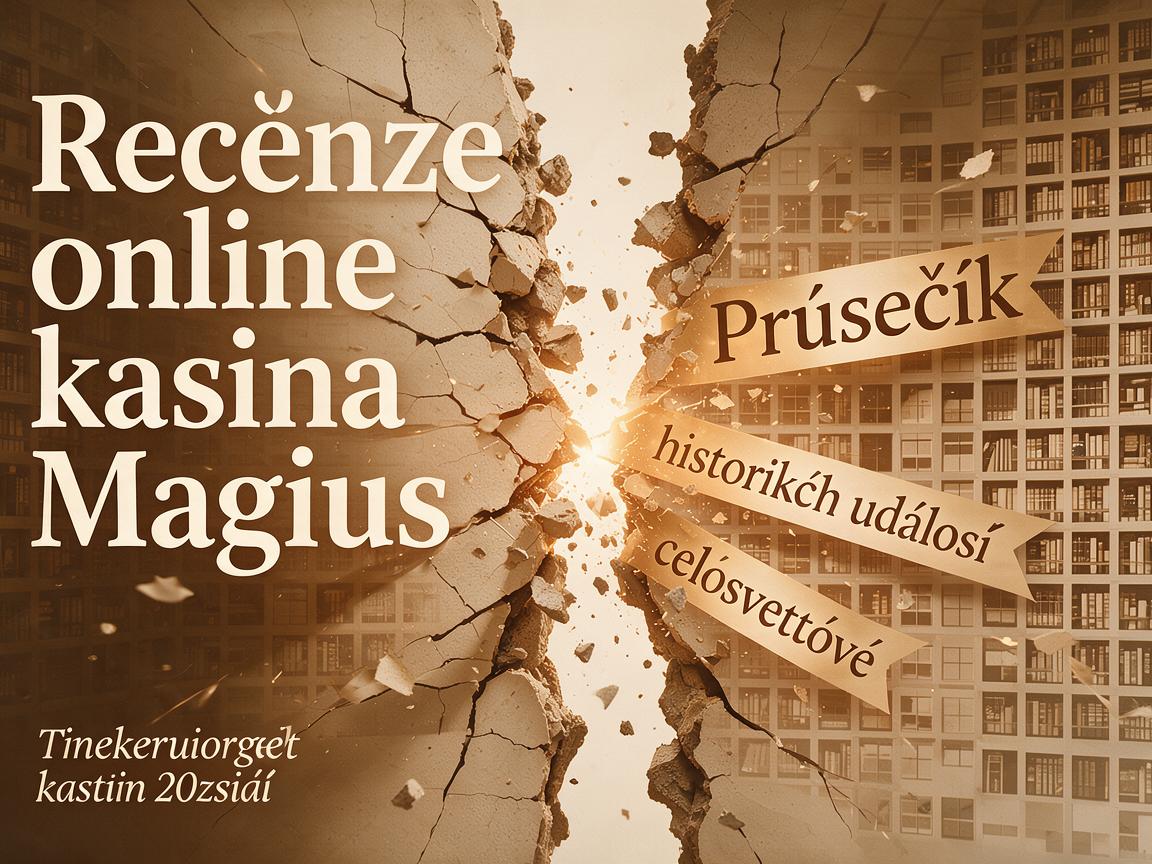 Recenze online kasina Magius: Průsečík historických událostí celosvětově
