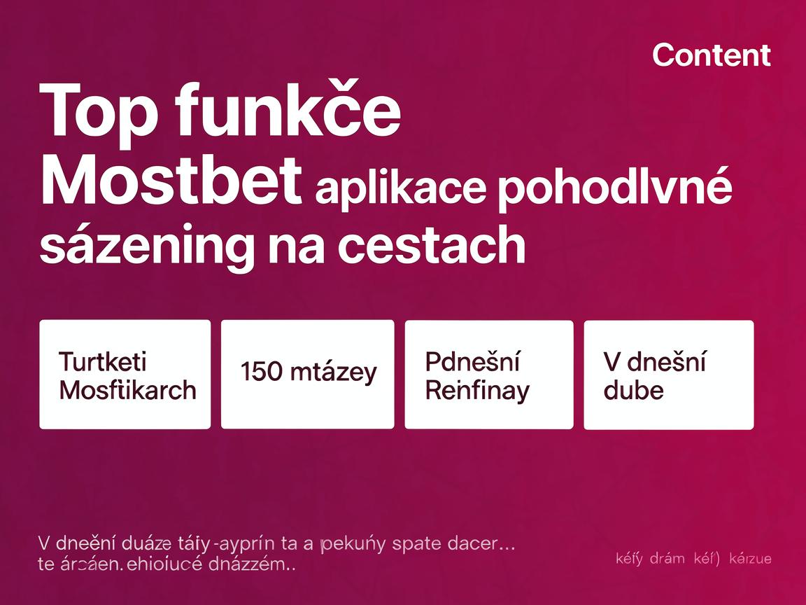 Top funkce Mostbet aplikace pro pohodlné sázení na cestách