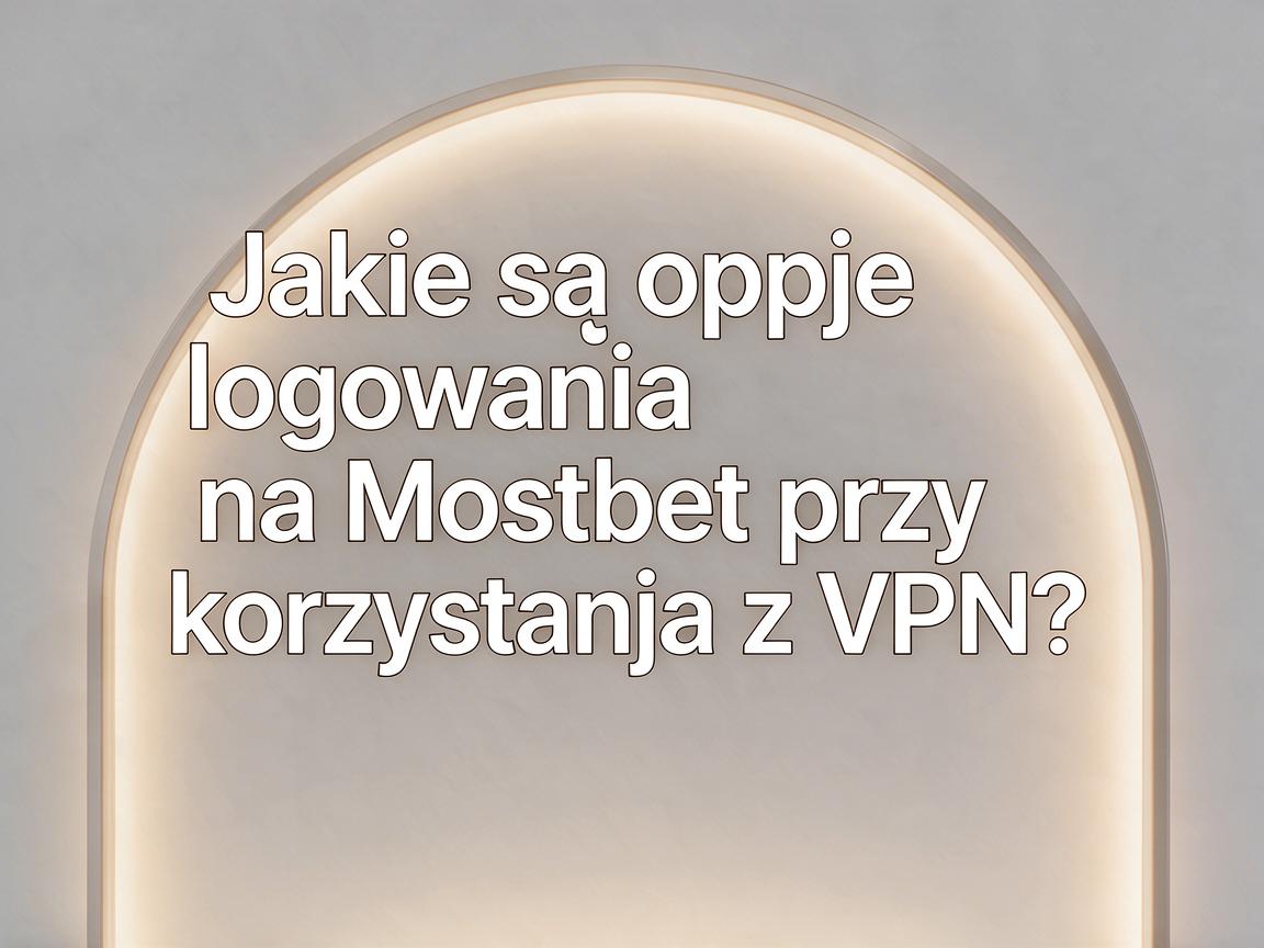 Jakie są opcje logowania na Mostbet przy korzystaniu z VPN?