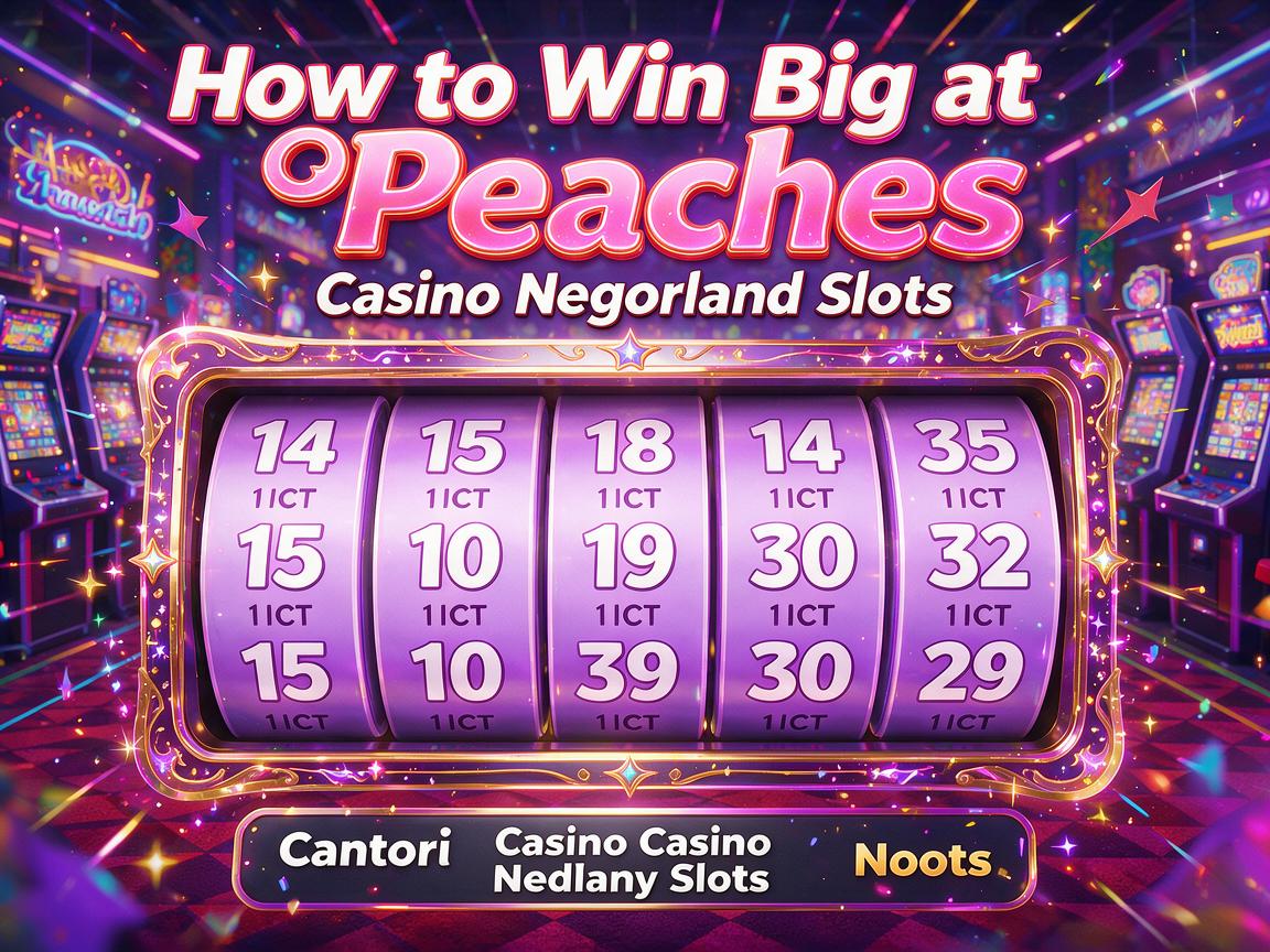 How to Win Big at Peaches Casino Nederland Slots