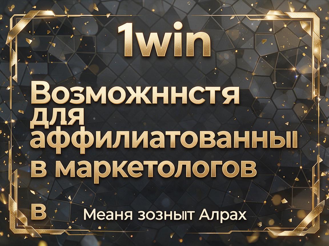 1win: Возможности для аффилированных маркетологов в азартных играх