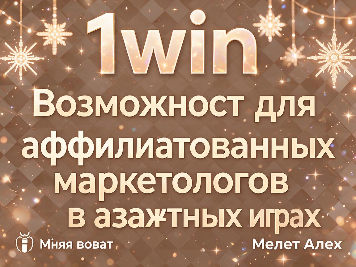 1win: Возможности для аффилированных маркетологов в азартных играх